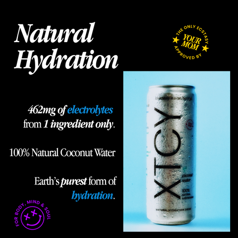 XTCY Natural Hydration Coconut Water